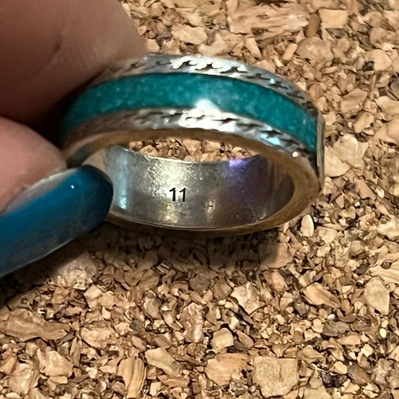 GUCCI 925 Silver Interlocking G Ring- Size 11/US 5 3/4 - Picture 8 of 12